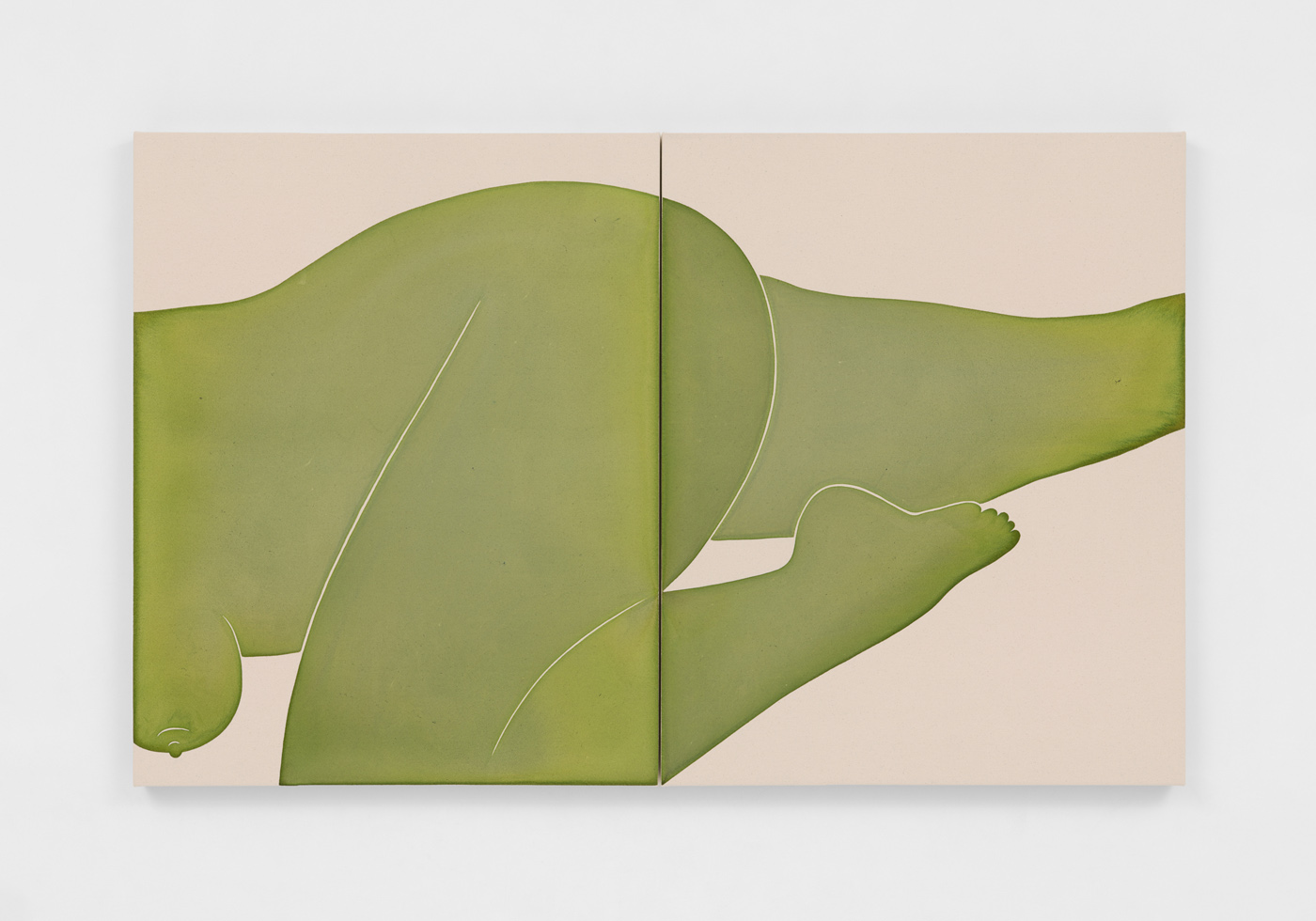 Painting by Landon Metz